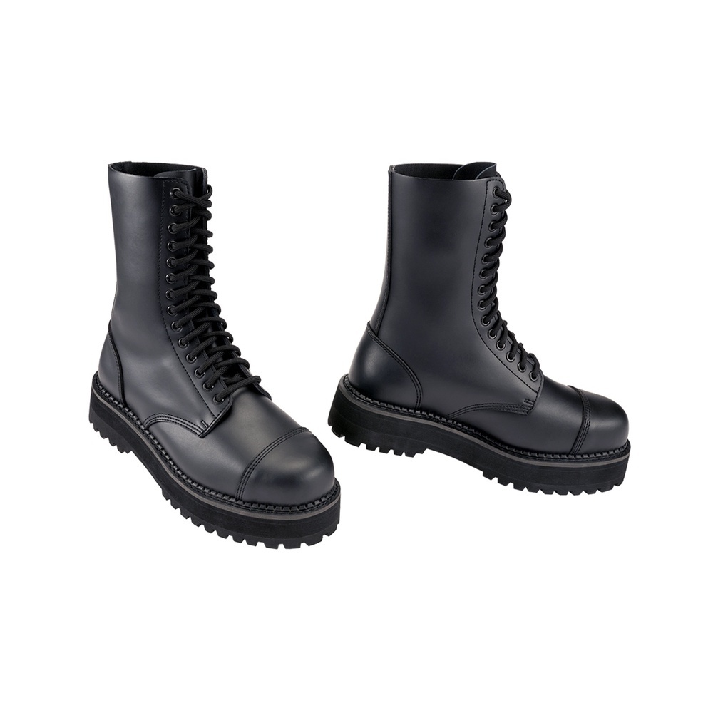 Brandit - Plateau Phantom 14 Eyelet Lace up boot - Black